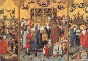 master of the Holy Kindred Retable of the Seven Joys of the Virgin (mk05) oil painting image